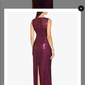 AP Rich Raisin Sequin Gown Formal Dress 6 NWT